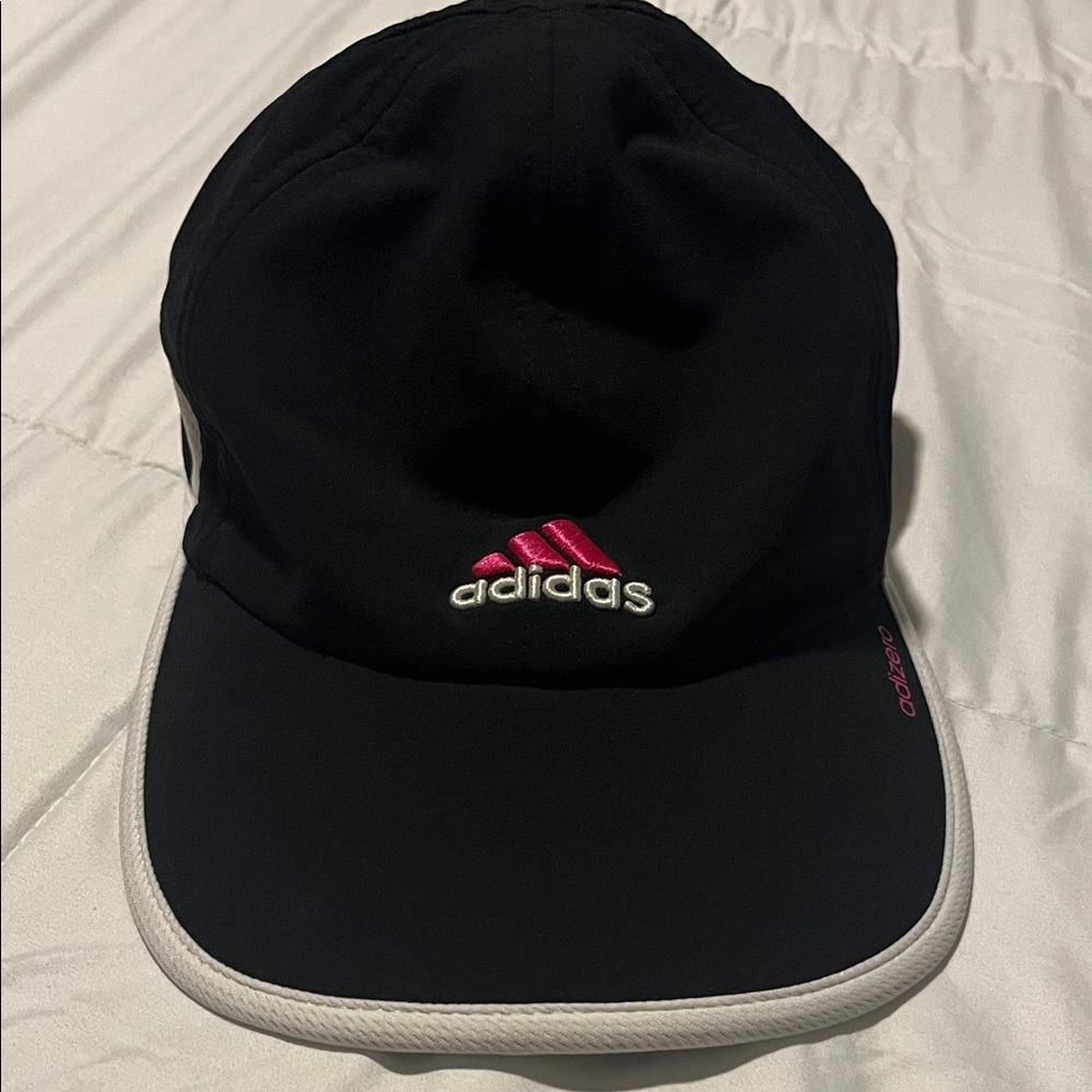 Adidas Black Cap with Pink Accents